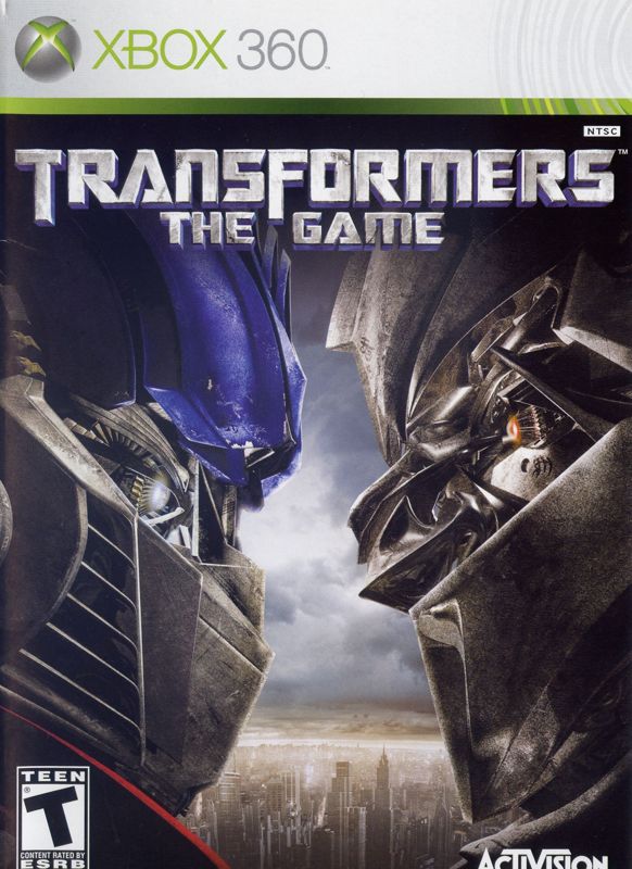 Transformers: The Game box art for Wii